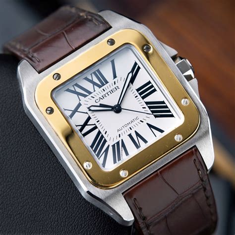 cartier santos 100 xl misure|cartier santos 100 price uk.